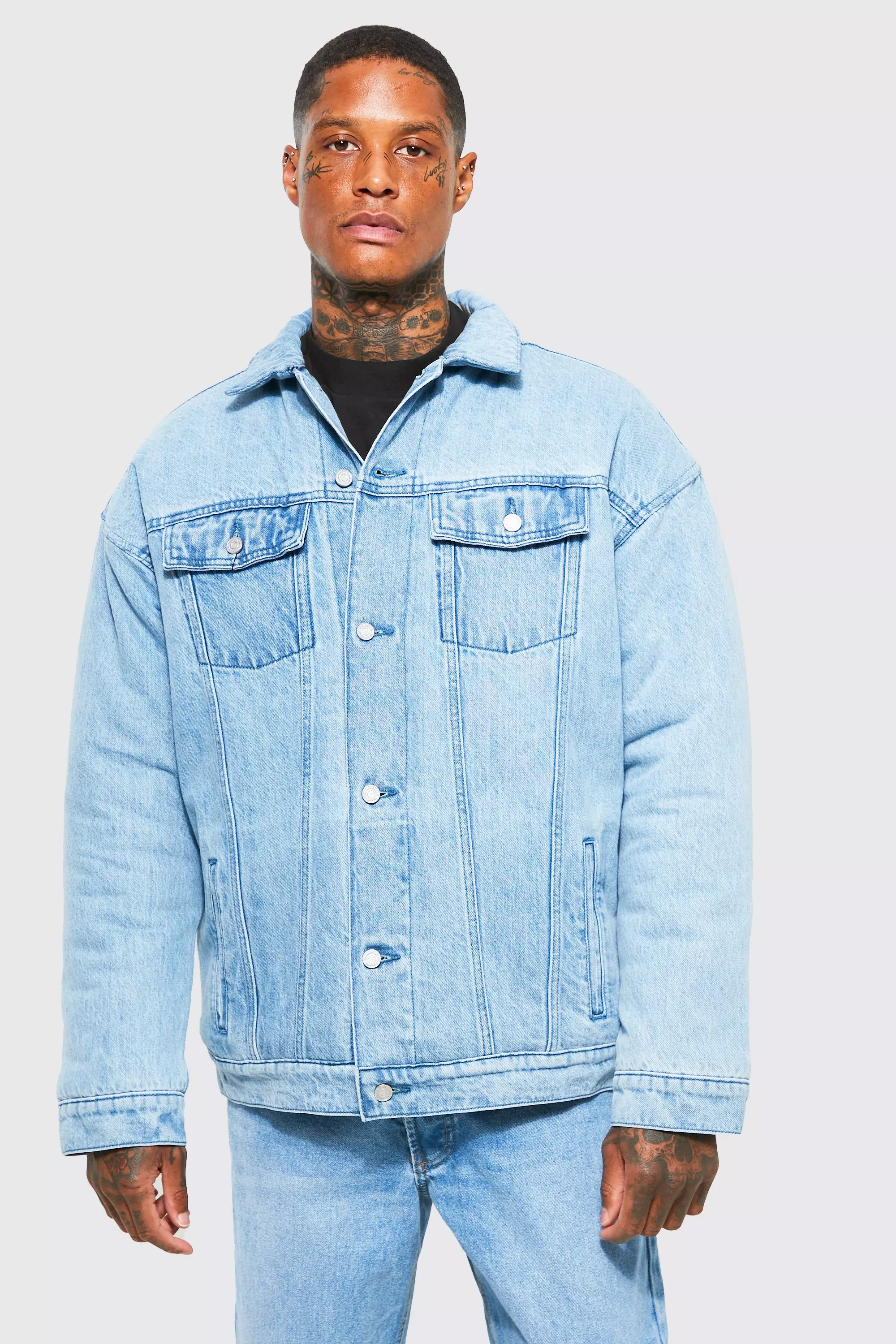 Padded on sale jean jacket